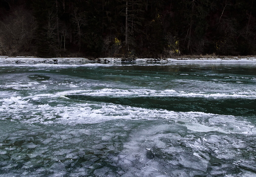 Teilvereiste Möll im Mölltal