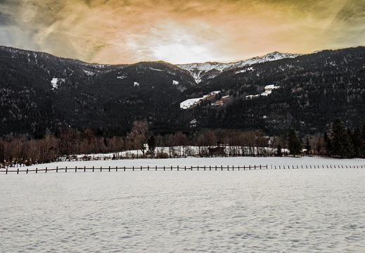 Winterkontraste in Osttirol