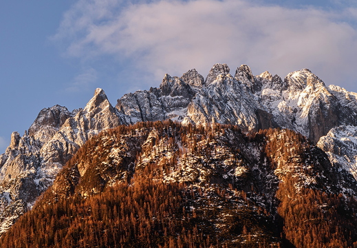 Morgendämmerung über den Lienzer Dolomiten