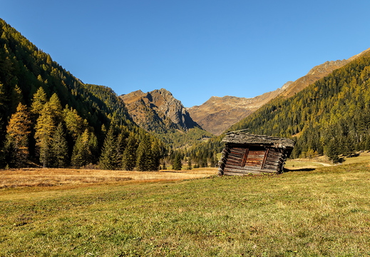Almhütte im Kristeinertal