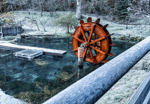 Frostiges Wasserrad, Tristacher See