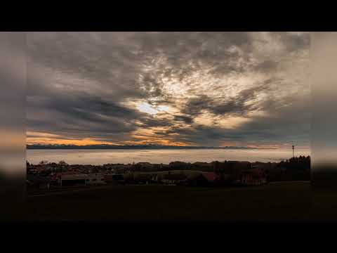 7313 Sonnenuntergang an den Kalkalpen